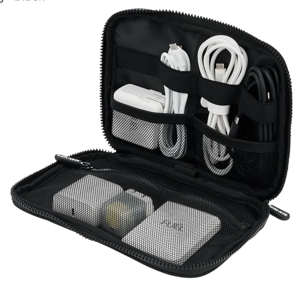 Case Mate Electronics Travel Organizer Portable Case Black